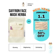 [HQ] K&K THERAPEUTIC KERALA BRIGHTENING HERBAL POWDER MANDIAN HERBA SAFFRON & ROSE 100% ORGANIC