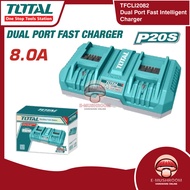 Total 8A Battery Charger 20V TFCLI2082 4A + 4A