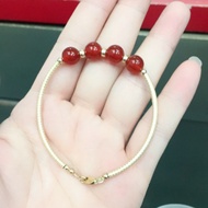 Agate 10kgold bangle design bracelet
