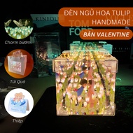 October 20th Gift, Handmade Tulip Lamp, Handmade Gift, Gift for Women, Meaningful Birthday Gift