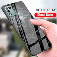 INFINIX HOT 10 PLAY - Softcase Glass Kaca - S17 - Casing Hp - INFINIX HOT 10 PLAY- Pelindung hp-Case Handphone - SoftCase Kaca INFINIX HOT 10 PLAY -