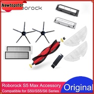 Original Roborock S50 / S55 / S5 Max Parts Of Detachable Play Brush Side Brush Vacuum Filter Mop Clo