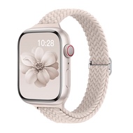 Nylon Slim Elastic Strap Iwatch Scrunchie smartwatch Ultra 2 49mm Series 10 9 7 8 4 5 6 2 3 SE 46mm