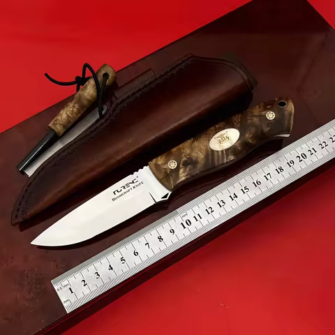 High quality DC53 steel Nordic fixed knife, adventure survival hunting knife, EDC mountaineering cam