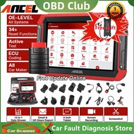 ANCEL DS600 Elite Ecu Programming Key Programing Tools OBD2 Scanner Full System 2025 Car Diagnostic 