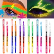 18 Color Double Head Dual Color Glow In Dark Makeup Face Paint DIY Glow Pen Body UV Pen Marker F2T9