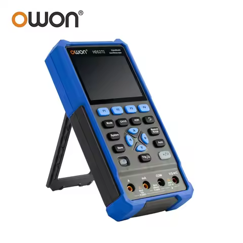 OWON HDS242 2CH 40MHz Bandwidth Handheld Digital Oscilloscope + Multimeter True RMS 250MSa/s USB Typ