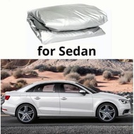 Universal Half Car Cover Outdoor Protection Dust Resistant Waterproof Sun Block Protection Cover for