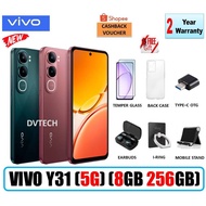 VIVO Y31 5G | 8GB RAM + 256GB ROM | Local Set 2 Year OFFICIAL VIVO Warranty | NFC Enable | 6500mAh B