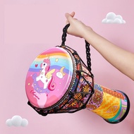 Art Ideas 8 inch mini toy f african drum - fun musical instrument for kids - gift ideas party suppli
