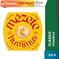 Mezete Gourmet Classic Hummus Dip 215g | Smooth & Creamy Mediterranean Spread | Halal Certified