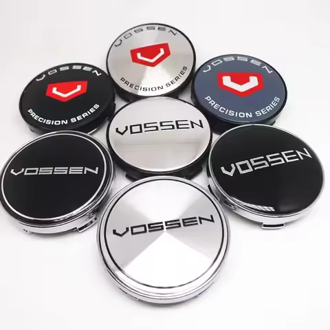 New Brand 4pcs 60mm Vossen Wheel Center Hub Cap Car Rims Dust-proof Cover Hubcaps 56mm Emblem Stylin