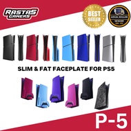 【Faceplate for PS5 Slim/Fat Disc Digital】Plates for PS5 Console Cover Plates Premium Faceplate Cover