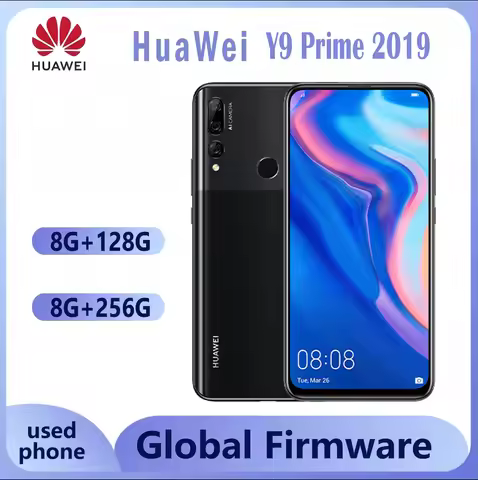 Huawei Y9 Prime 2019 4G Smartphone Global Firmware Original 2340x1080px 4000mAh Battery 16MP Camera 