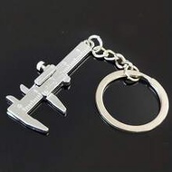 1pc/2pcs Portable Mini Caliper Tool, Creative Keychain Keyring Vernier Caliper, Keychain Caliper, Me