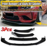 For F30 Universal Car Front Bumper Lip Deflector Spoiler Splitter Lip Diffuser Body Kit For BMW F30 
