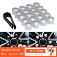 nearbeauty-my Aramox 21mm Wheel Nut Covers Lug Bolt Caps  Protectors Universal Fit for All Standard 