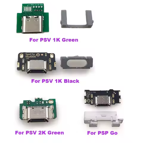 1-5pcs DIY For SONY PS Vita PSV 1000 Usb Port USB-C For PSV 2000 USB Type-C Charging Port For PSP GO