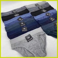 ◵  ✟ ✽ COD BENCH Brief For Men underwear 100%Cotton Men Brief（6pcs)