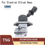 811W52315-6156 Truck Hand Brake Valve for Siontruk Sitrak Howo T5G Air Brake Handle Control Air Valv