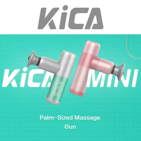 NEW KICA K2 MINI Fascia Gun Electric Body Massage 4 Vibration Speeds Handheld for Fitness Athletes M