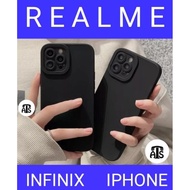 Full Black Silicone Realme C1 C2 C3 C11 C12 C15 C17 C20 C21 C21Y C25Y C30 C30S C31 C33 C35 C51 C53 C