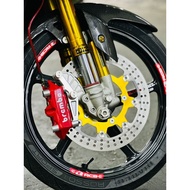 BREMBO CALIPER M4 RED OFFER 100MM CALIPER RCB USD FORK > Y15 Y16 ️