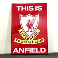 Liverpool A3 This Is Anfield Frame Plaque Shining