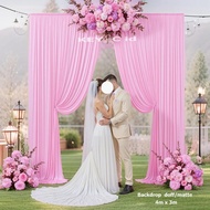 Plain Matte Decorative Backdrop Size 4m x 3m