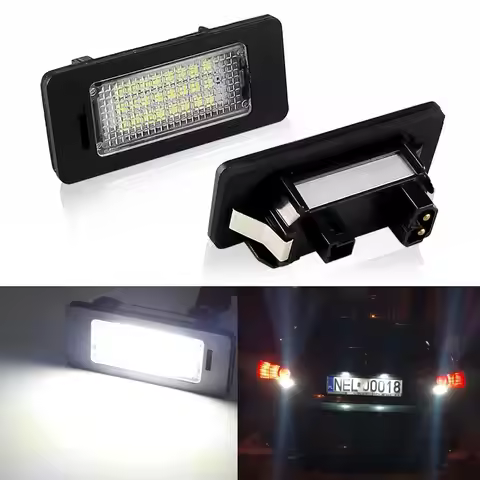 Led Car License Plate Light For BMW E39 M5 E70 E71 X5 X6 E60 M5 E90 E92 E93 M3 Rear Lights Number Pl