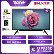 【24H Ship Out】Sharp 42 Inch Full HD Digital TV 2TC42BD1X | DVB-T/T2 DTTV IDTV MYTV Myfreeview | Klang Valley Only | Sharp TV Sharp Digital TV Sharp Television