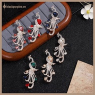 BPURPLE Statement Peaco Brooch For Women Glamorous Crystal Pin For Clothing Coat Dress Accessories F