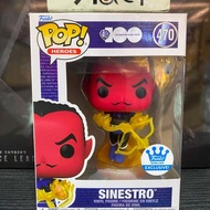 (R&G2) Funko POP D100 - Sinestro (470) with Boss Protector