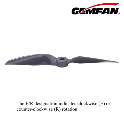 Gemfan 5x11E/R Vortex Propellers - Glass Fiber Nylon, 2CW or 2CCW Option
