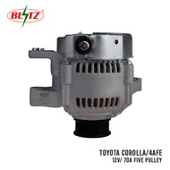 TOYOTA COROLLA 4AFE ALTERNATOR ASSEMBLY 12V / 70A FIVE PULLEY BLITZ