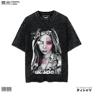 TISSATSU AESPA WINTER RICHMAN Oversize Washed T-Shirt Kpop Wash Slimfit T-Shirt/ AESPA-57/