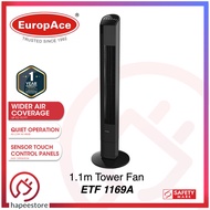 EuropAce Wide Air Tower Fan 1.1m - ETF 1169A ETF1169A