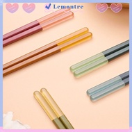 LEMONTRE 5 Pairs Chopsticks, Multicolor Non-Slip Chopsticks Reusable, Easy To Use Durable Plastic 9.