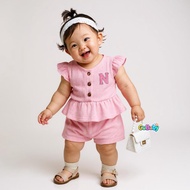 Nana Suit 0-4 years Gubaby Girls' Shirt and Pants Set