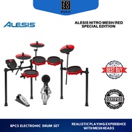 Alesis Nitro Mesh Special Edition 8-Piece Expanded Electronic Drum Set/Electric drum/Zoso music sabah/Kota kinabalu