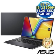【記憶體升級特仕版】 ASUS Vivobook 15 OLED X1505VA-0161K13500H  搖滾黑 15.6吋筆電(i5-13500H/8G/512G PCIe/15.6 FHD/W11)