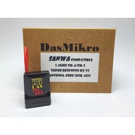 DASMIKRO SANWA SUPER RESPONSE FREE ANTENNA 4CH RECEIVER V3 FH-4 FH-3