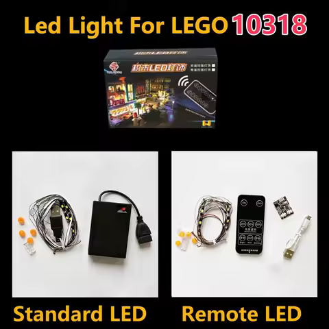 LED Light For LEGO Icons Concorde 10318 Building Bricks (Not Include Block Model)