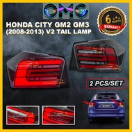 Honda City GM2 GM3 2008 - 2013 V2 Dynamic Tail Lamp With Signal Running