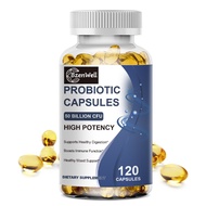Probiotic Capsules with Prebiotics &Digestive Enzyme promote digestion with 50 billion CFU