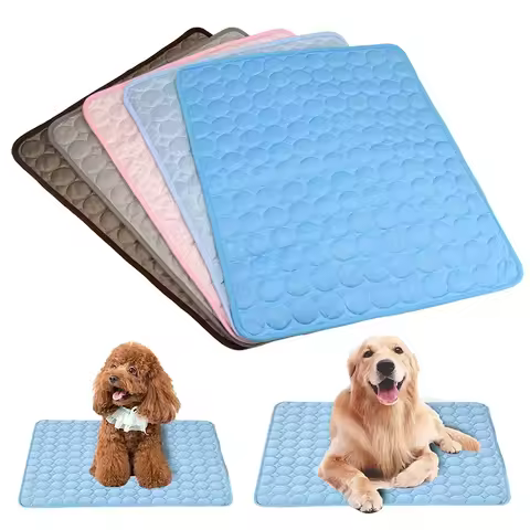 Summer Pet Cooling Mat, Breathable Pet Bed, Washable, Self-cooling Cat Cooling Mat, Pet Supplies