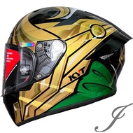 KYT TT-COURS Marvel Co-Branded Loki Full-Cover Metal Buckle TTC Safety Helmet < Ancient Knight >