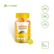 Health Fusion IMMU9 Adults 9-in-1 Immunity & Energy Booster with Vitamin C, D3, Zinc 60s 85VT