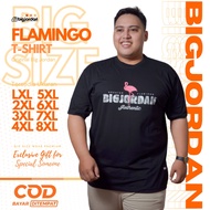FLAMINGO T-shirt BIG size 2xl 3xl 4xl 5xl 6xl 7xl 8xl jumbo men's T-shirt XXL XXXL XXXXL XXXXXL XXXX