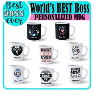 WORLD'S BEST BOSS / BEST BOSS EVER PERSONALIZED MUG